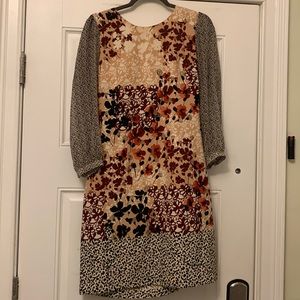 Karl lagerfeld floral and animal print dress